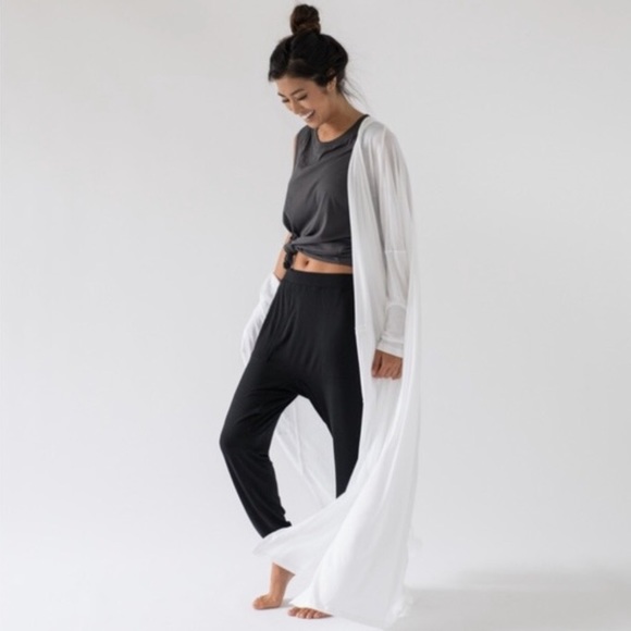 Lunya Pants - Lunya | Draped Jogger Black Pants Extra Small